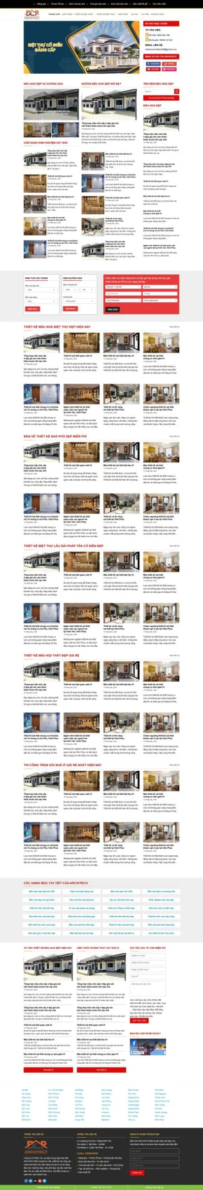 Theme wordpress kiến trúc 06