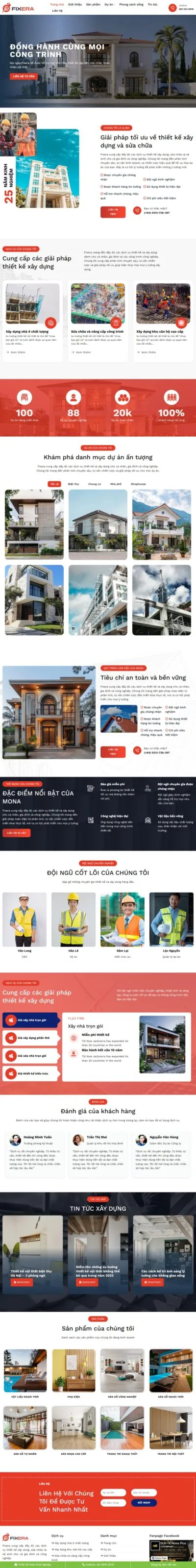 Theme wordpress kiến trúc 07