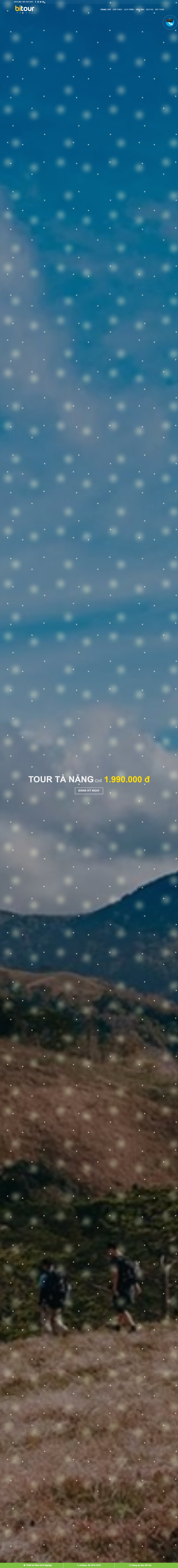 Theme wordpress Landing page du lịch