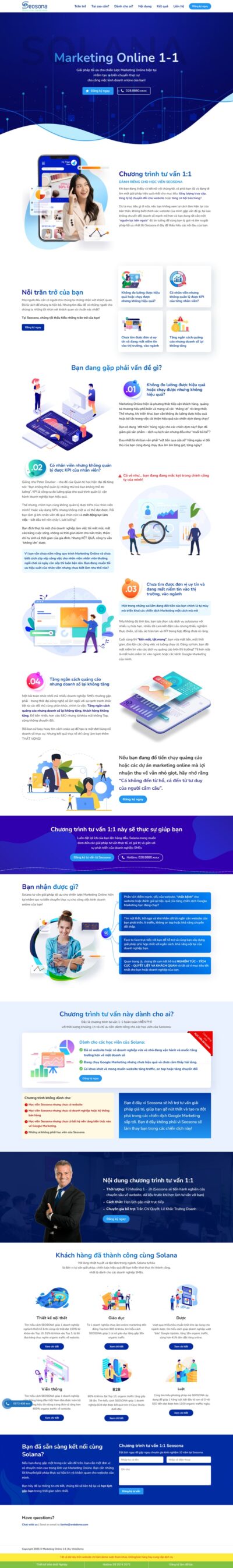 Theme wordpress landing page marketing