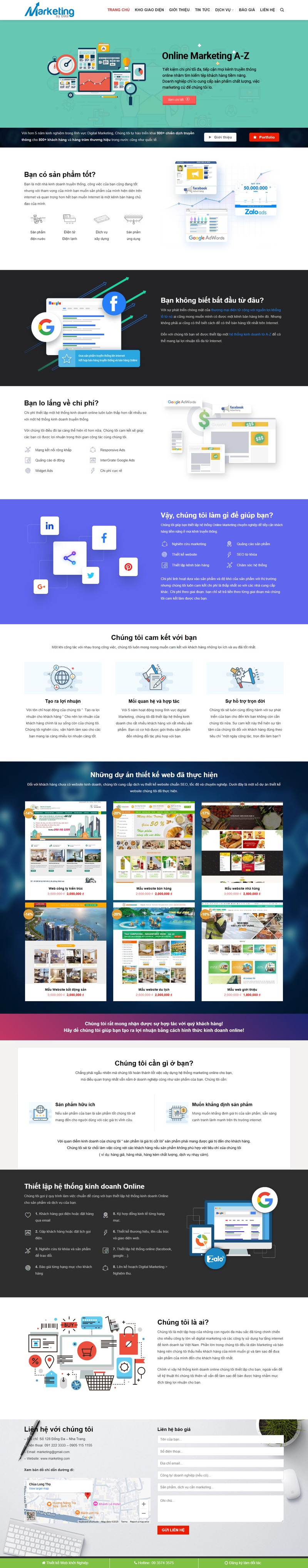 Theme wordpress Marketing