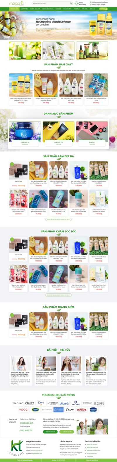 Theme wordpress mỹ phẩm 07