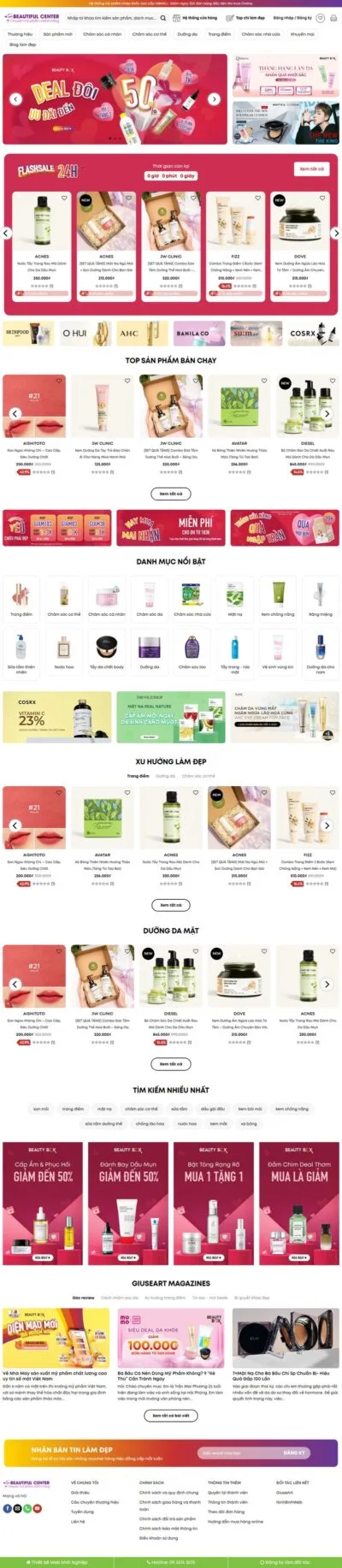 Theme wordpress mỹ phẩm 19