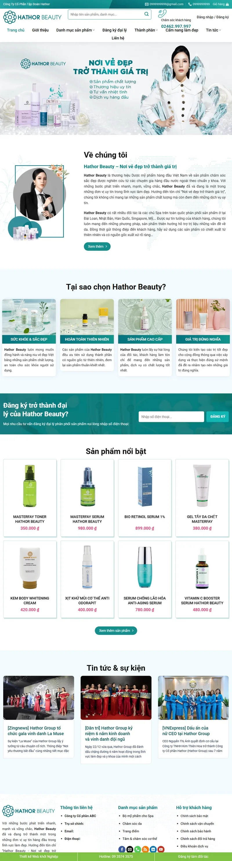 Theme wordpress mỹ phẩm 21