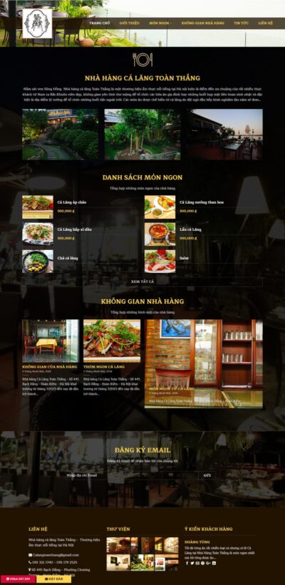 Theme wordpress nhà hàng 02