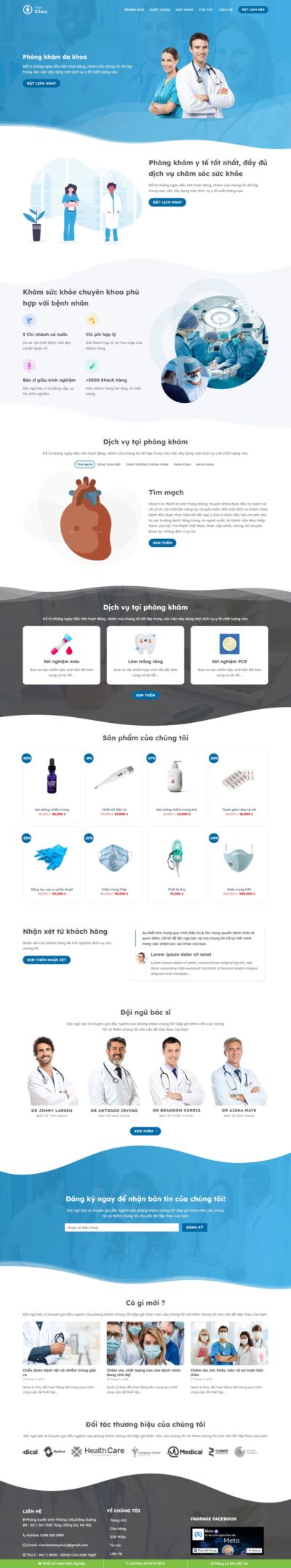 Theme wordpress nha khoa 02