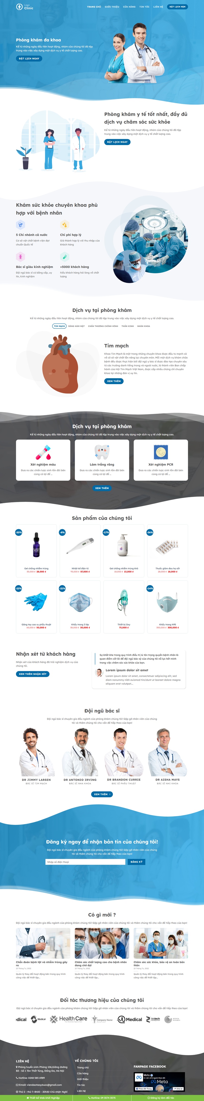 Theme wordpress nha khoa 02