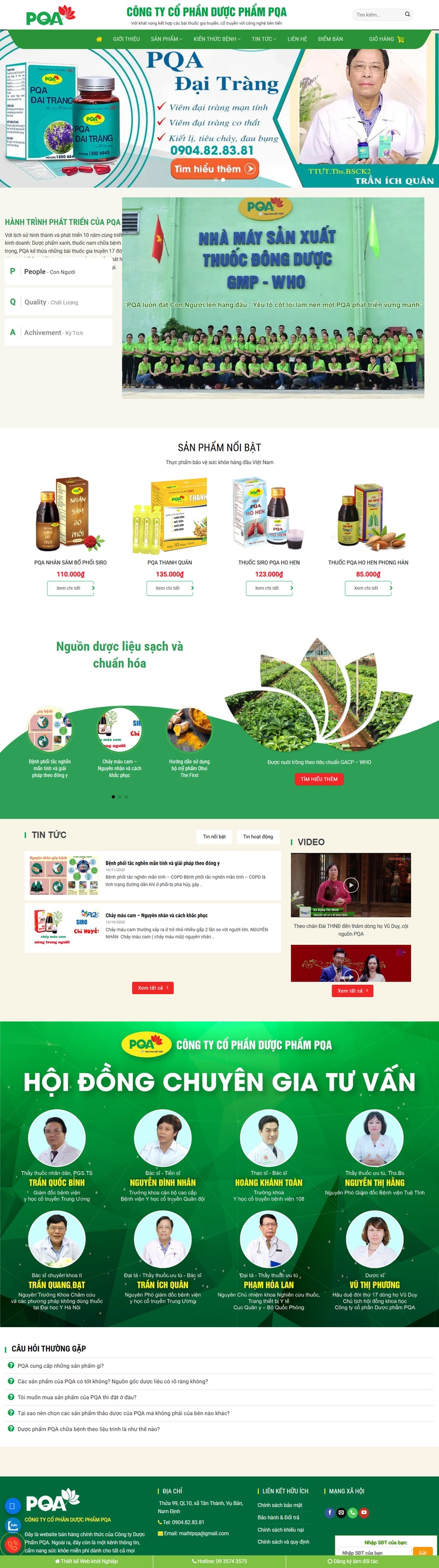 Theme wordpress nhà thuốc 02