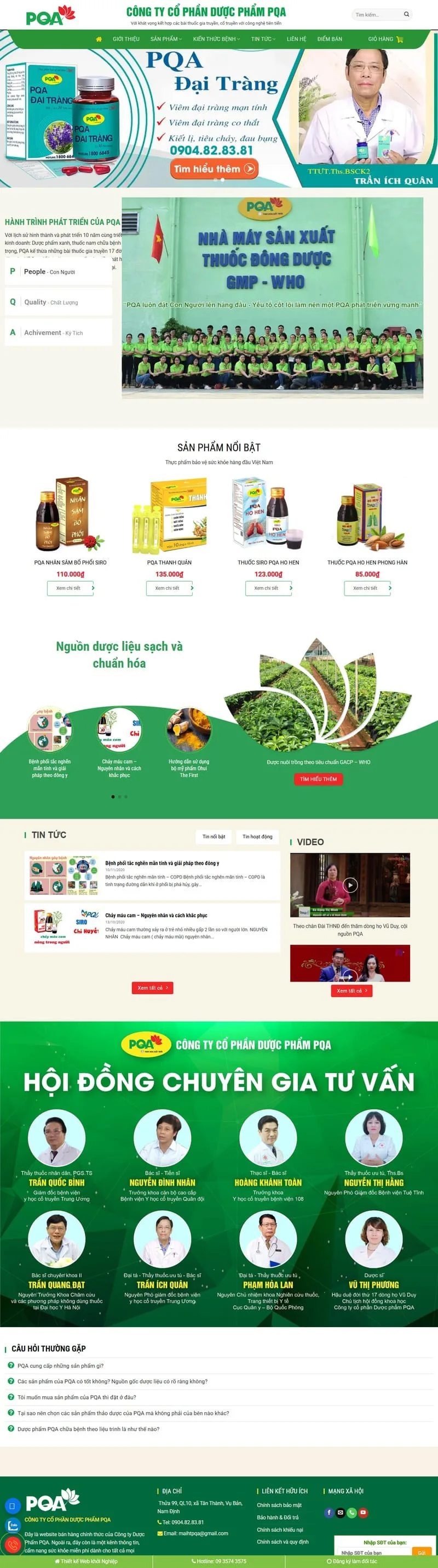 Theme wordpress nhà thuốc 02