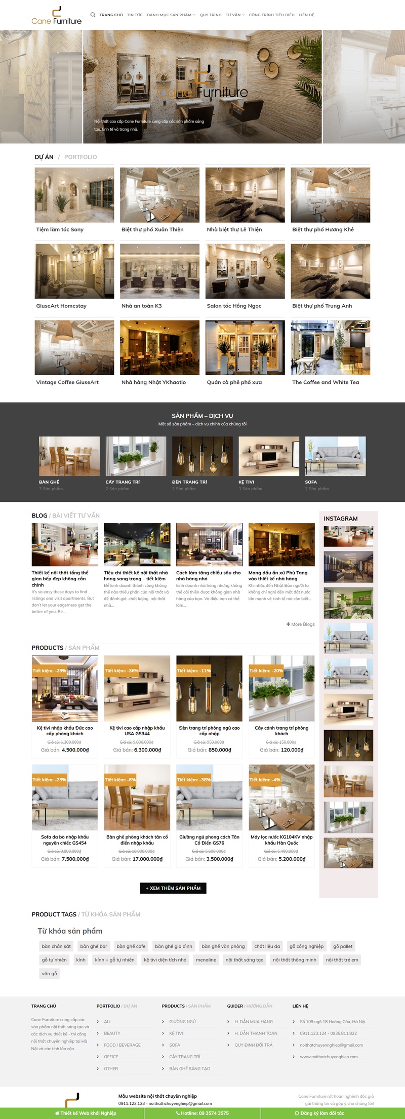 Theme wordpress nội thất 03
