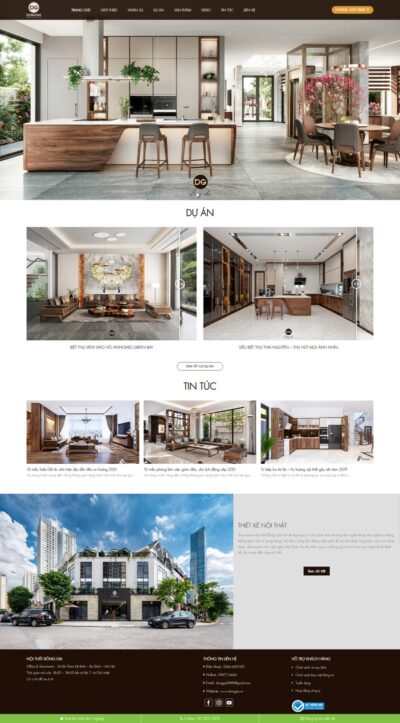 Theme wordpress nội thất đồng gia