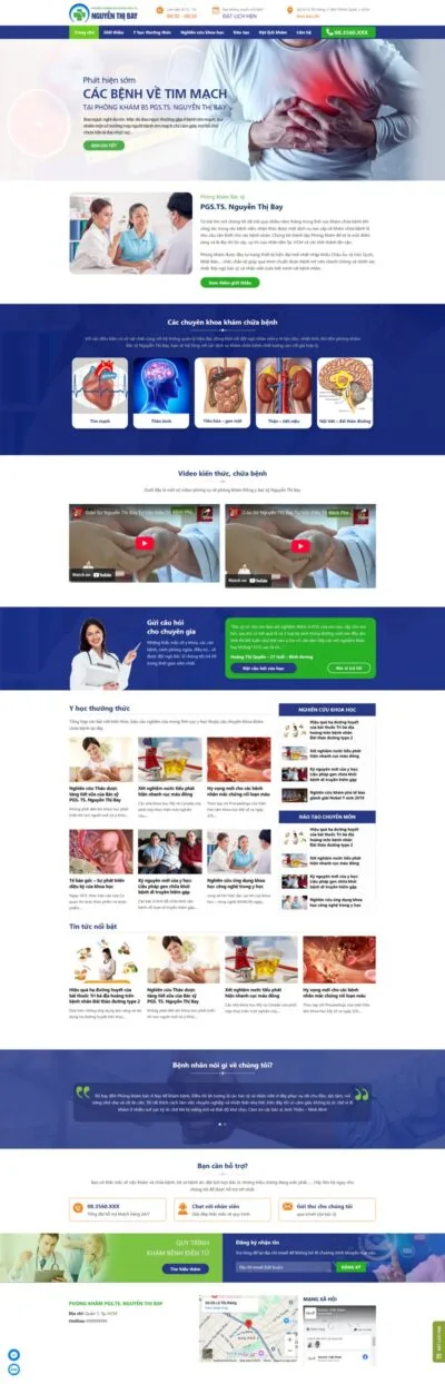 Theme wordpress phòng khám 05