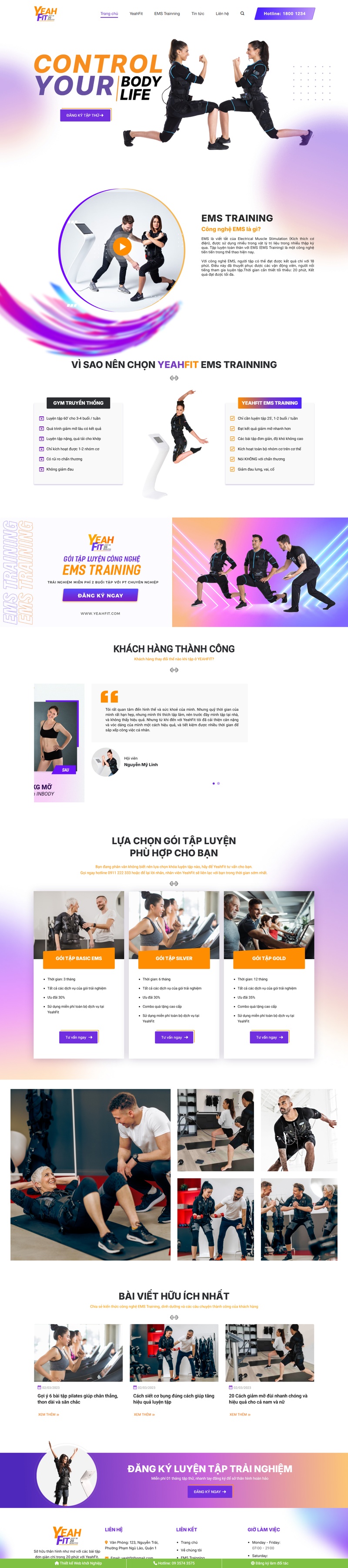Theme wordpress phòng tập gym 01