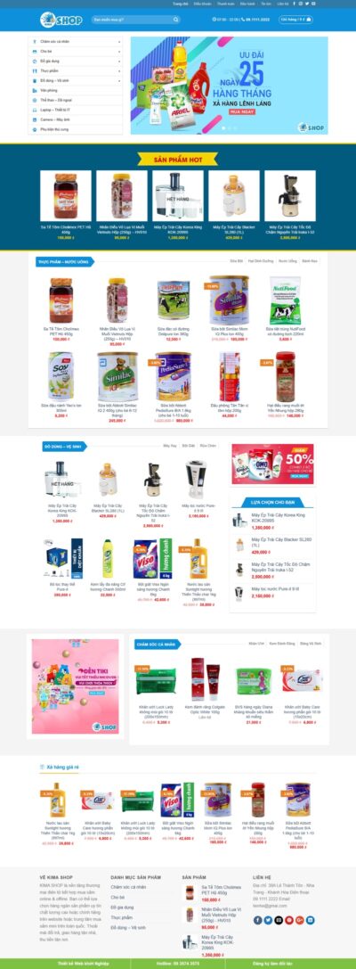 Theme wordpress shop đa năng