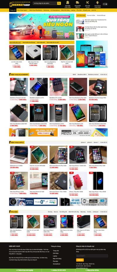 Theme wordpress shop điện máy