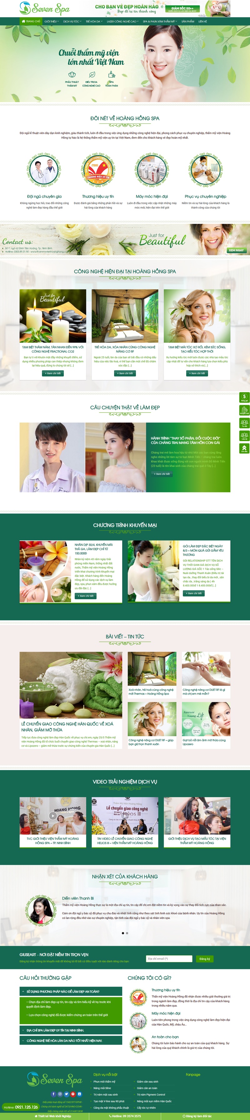 Theme wordpress Spa 01