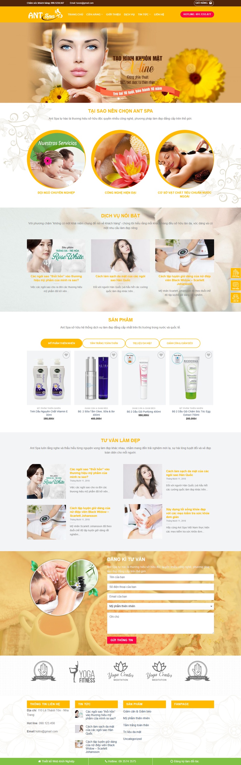 Theme wordpress Spa 02