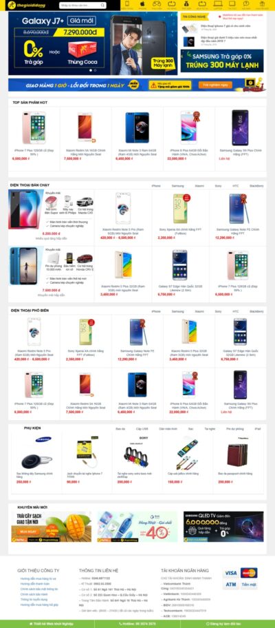 Theme wordpress thế giới di động