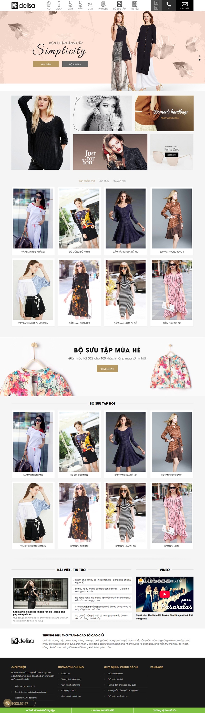 Theme wordpress thời trang 01