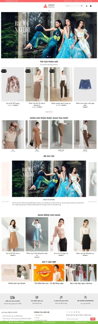 Theme wordpress thời trang 06