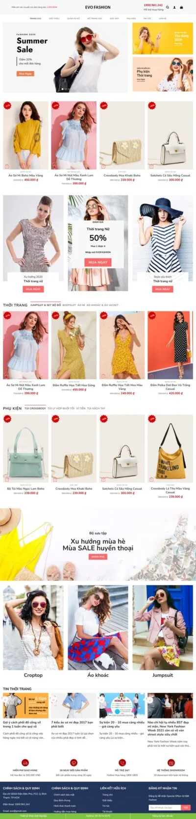 Theme wordpress thời trang 08