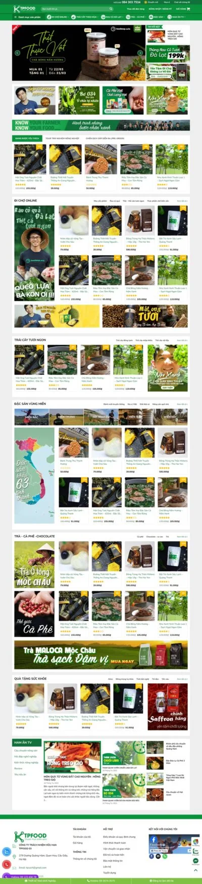 Theme wordpress thực phẩm 05