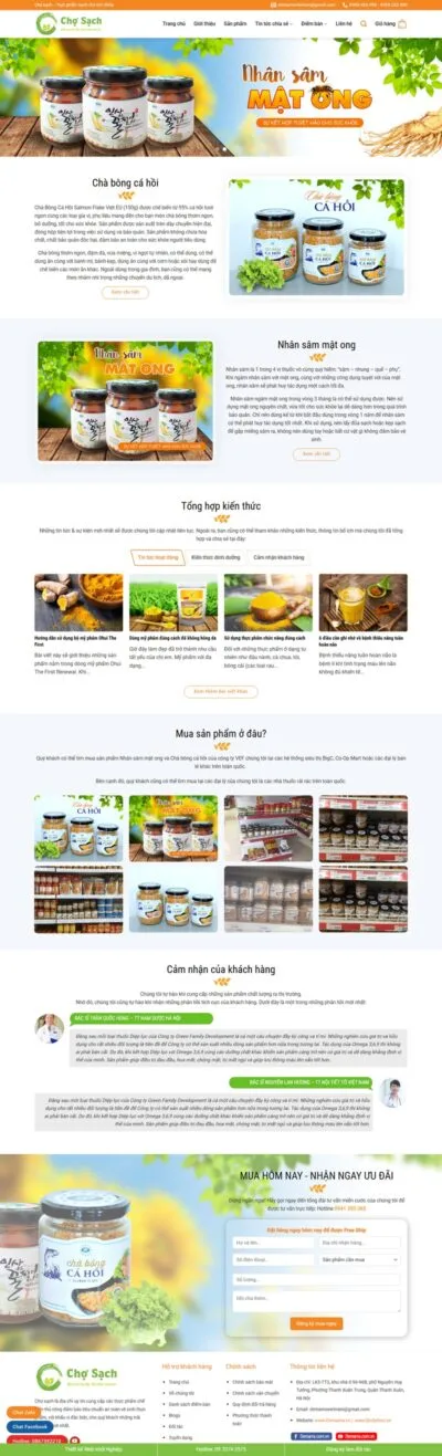 Theme wordpress thực phẩm chức năng 07