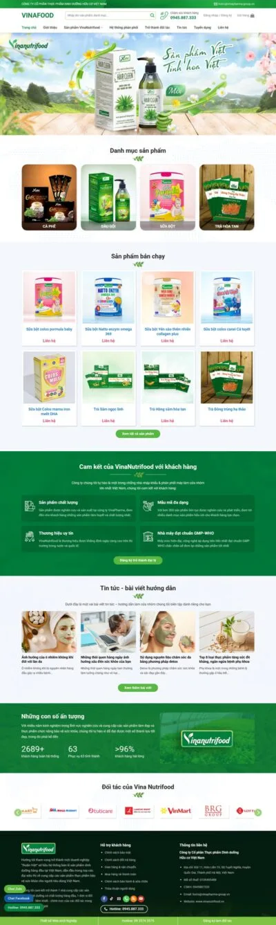 Theme wordpress thực phẩm chức năng 09