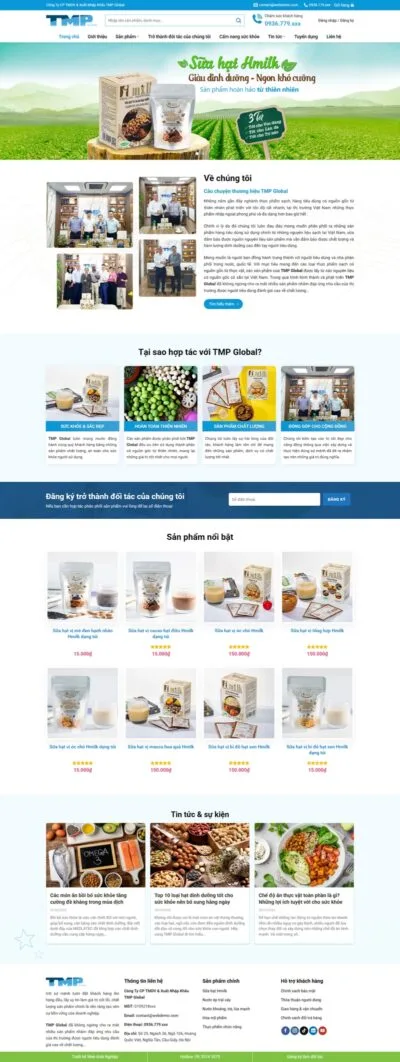 Theme wordpress thực phẩm sạch 07