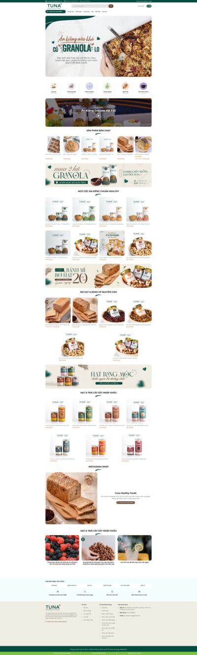 Theme wordpress thực phẩm sạch 5
