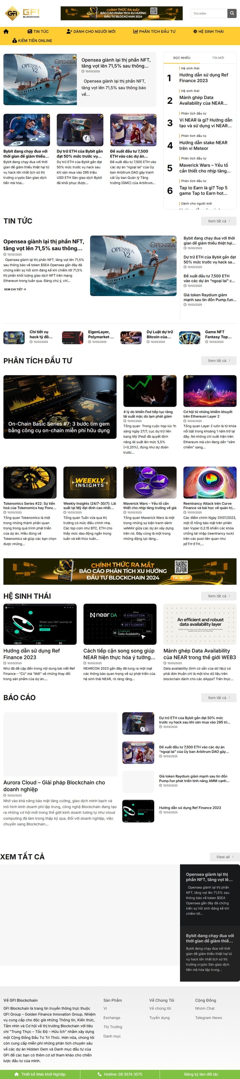 Theme wordpress tin tức blockchain, crypto, coin