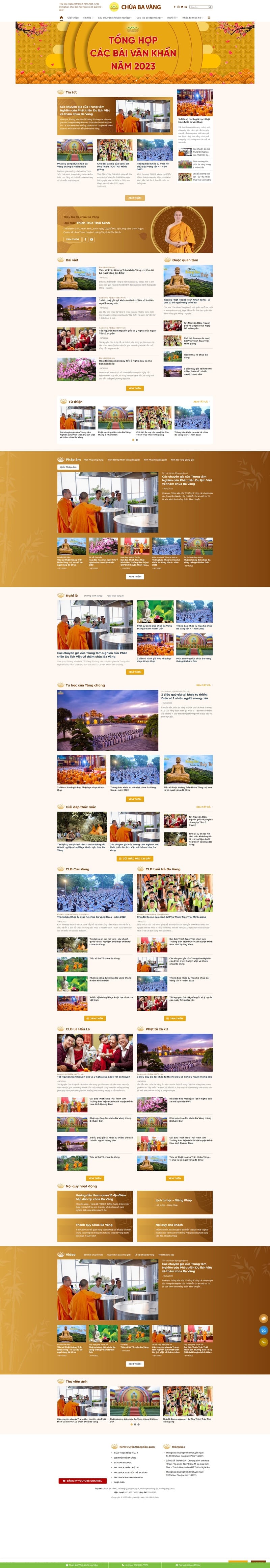 Theme wordpress tin tức phật giáo