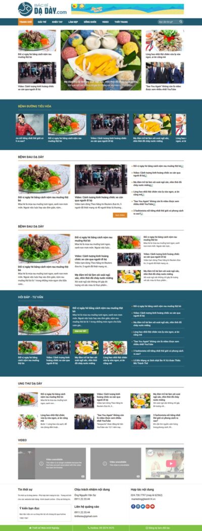 Theme wordpress tin tức sức khỏe