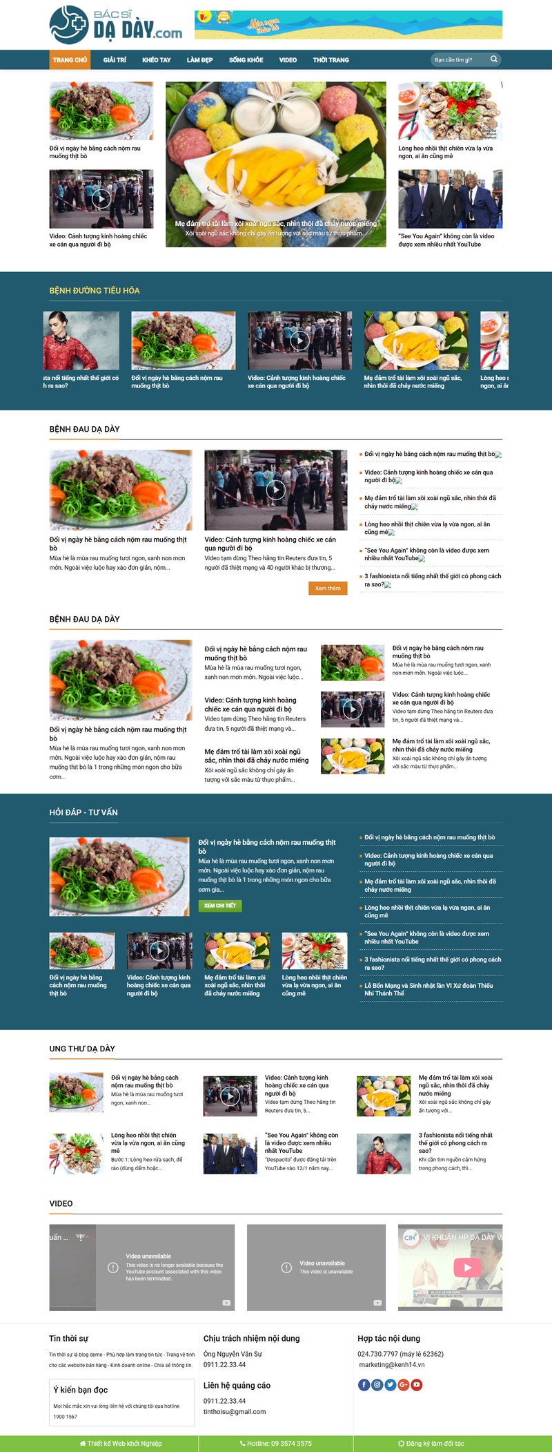 Theme wordpress tin tức sức khỏe