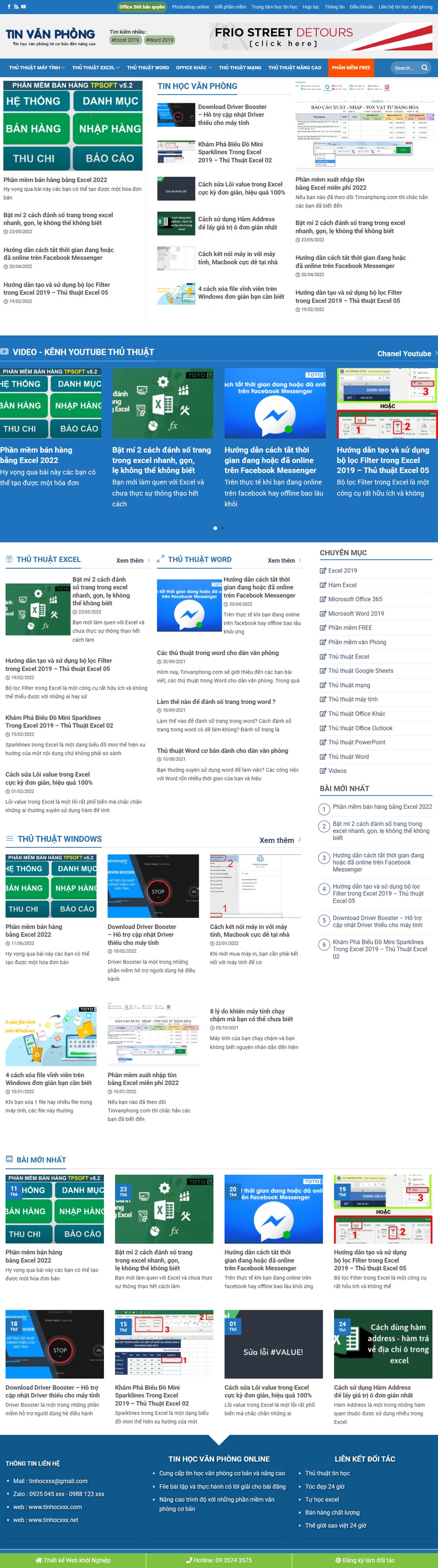 Theme wordpress tin tức - thủ thuật tin học