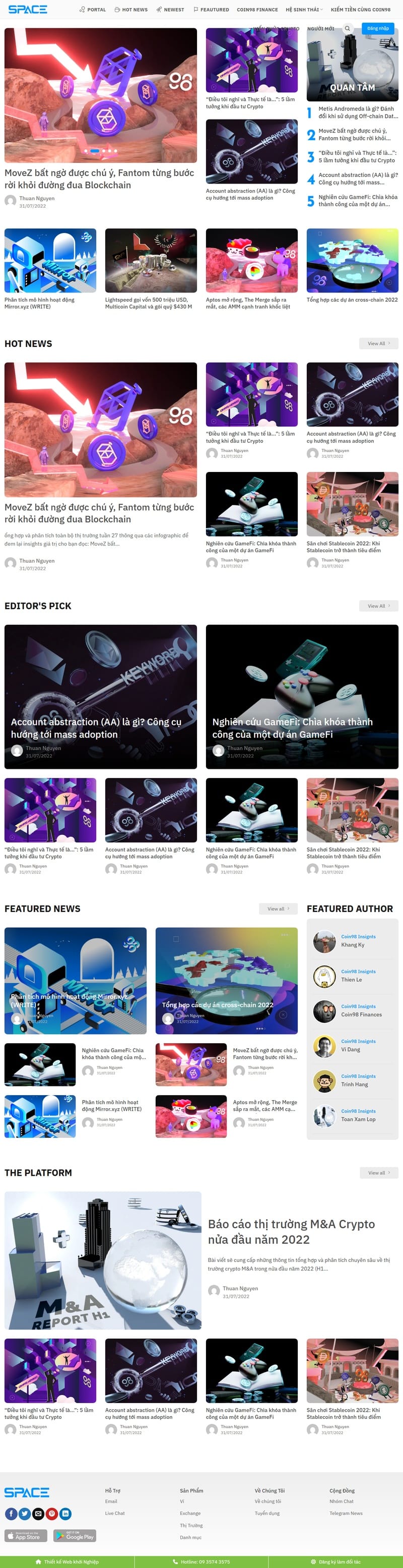 Theme wordpress tin tức tiền ảo, coin, kỹ thuật số