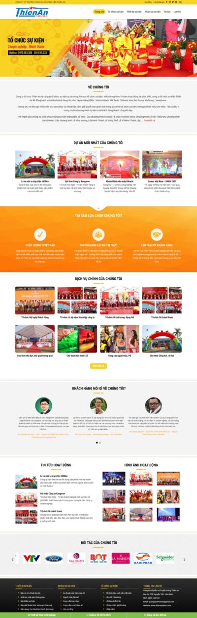 Theme wordpress tổ chức sự kiện