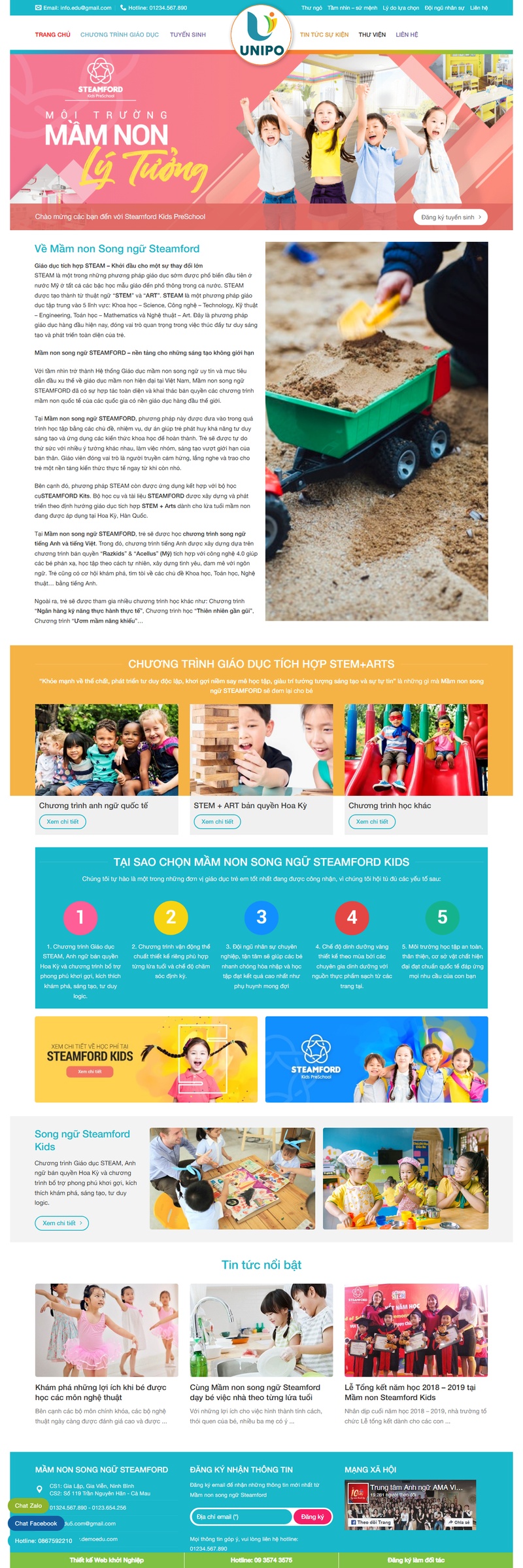 Theme wordpress trung tâm anh văn