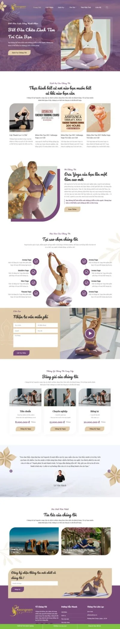 Theme wordpress trung tâm yoga 01