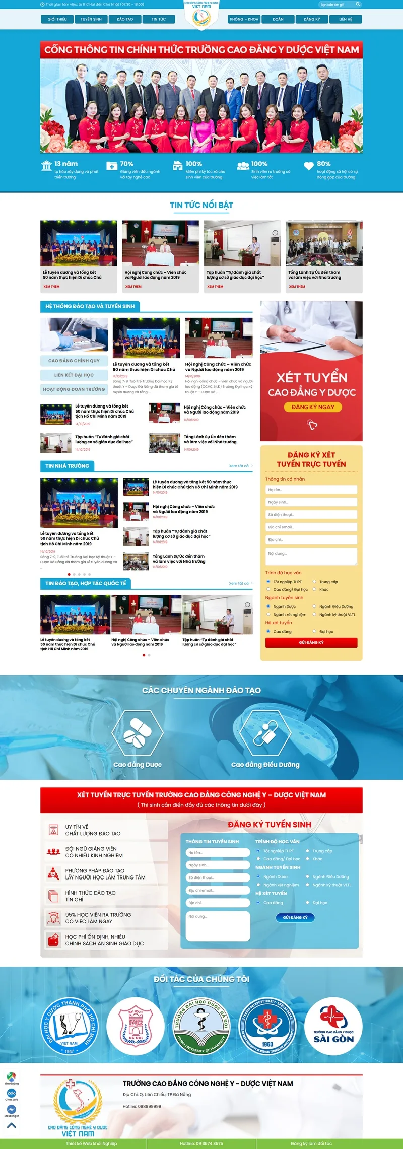 Theme wordpress trường học 01