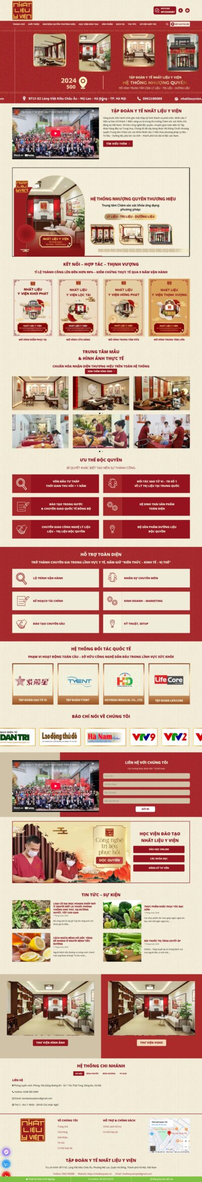 Theme wordpress y viện , phòng khám chữa bệnh y học cổ truyền