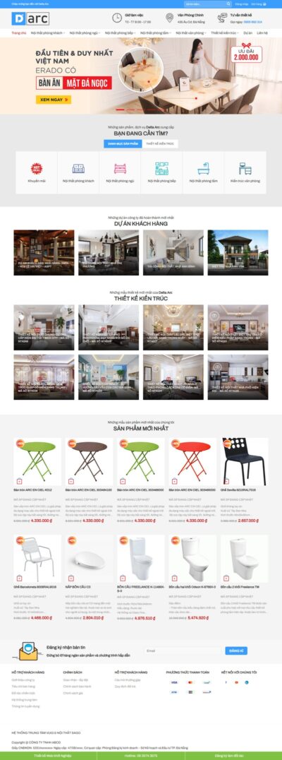 Theme wordpress flatsome nội thất 14