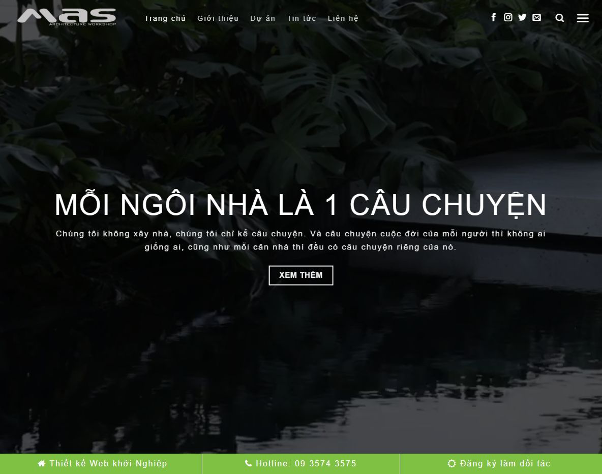 Giao diện Theme wordpress kiến trúc 08