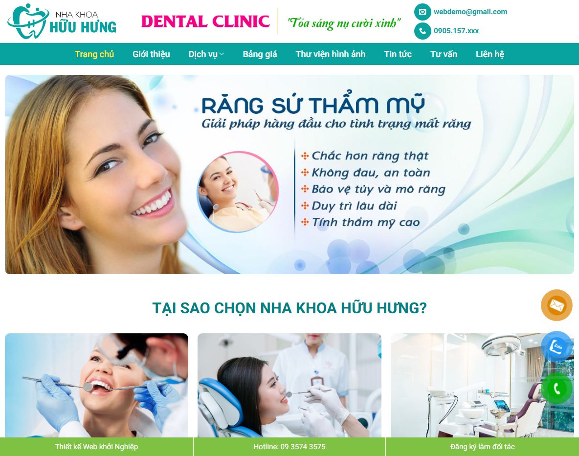 Giao diện Theme wordpress nha khoa 04