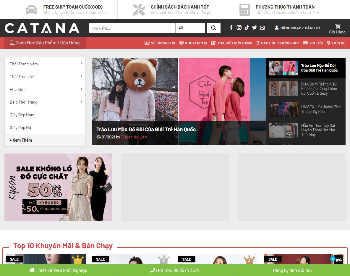 Giao diện Theme wordpress thời trang 13