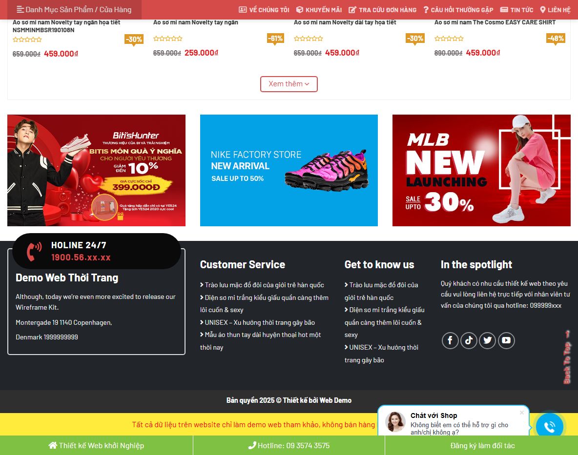 Tính năng Theme wordpress thời trang 13
