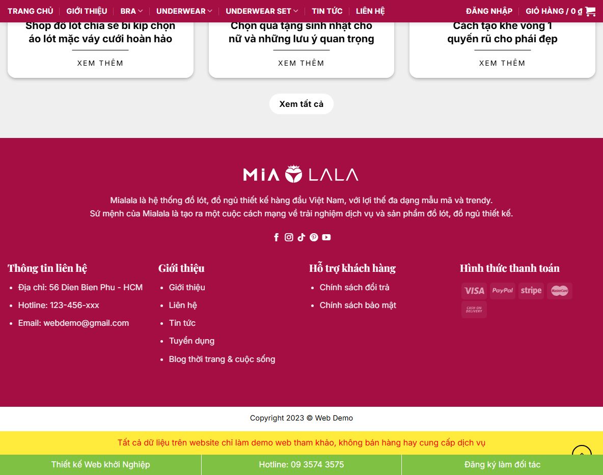 Tính năng Theme wordpress thời trang 14