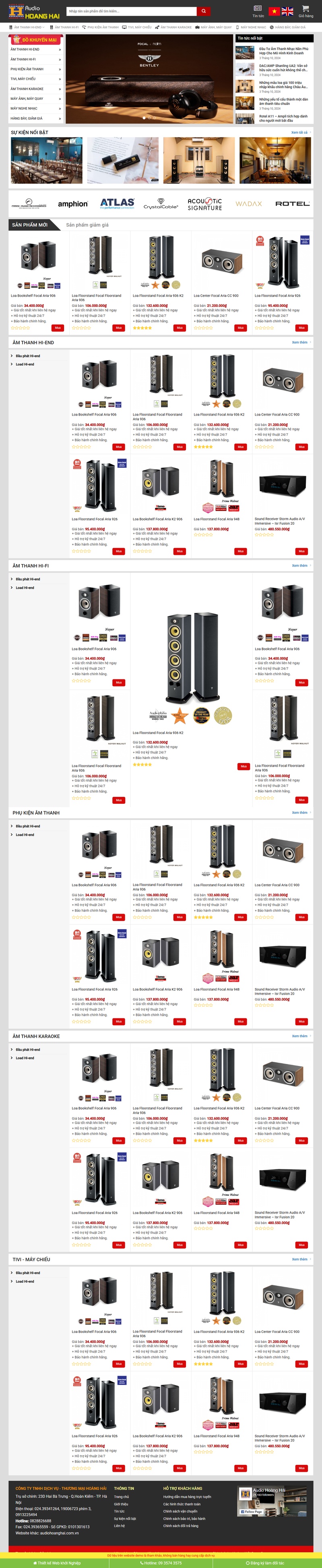 Theme wordpress bán sản phẩm audio âm thanh