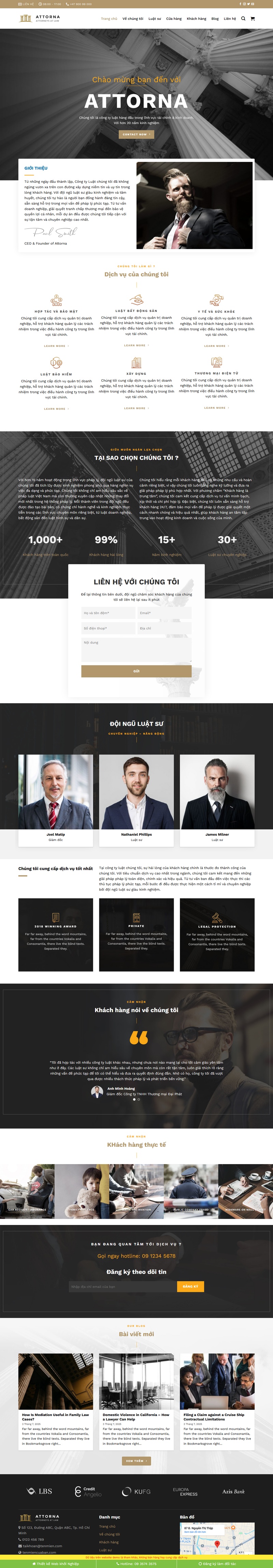 Theme wordpress công ty luật 02