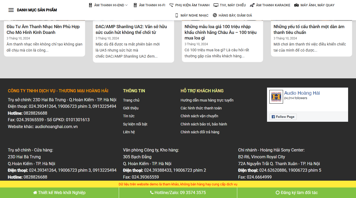 Tính năng quản lý cửa hàng audio trong theme WordPress
